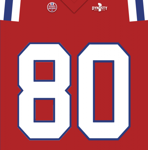 Patriots 2002 Red Throwback Jersey