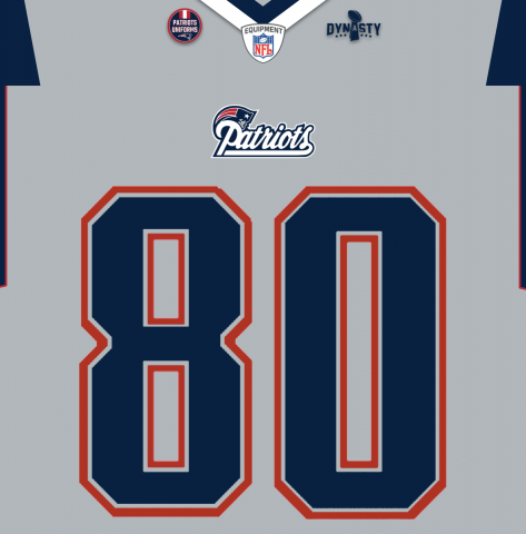 Patriots 2003-2007 Silver Alternate Jersey
