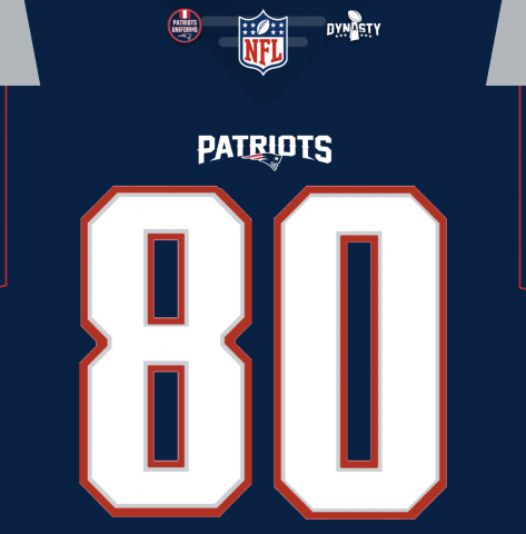 Patriots 2017-2018 Home Jersey