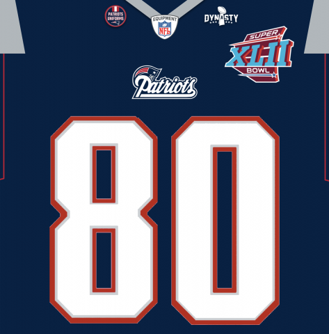 Patriots Super Bowl XLII Jersey