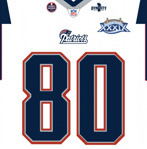 Patriots Super Bowl XXXIX Jersey