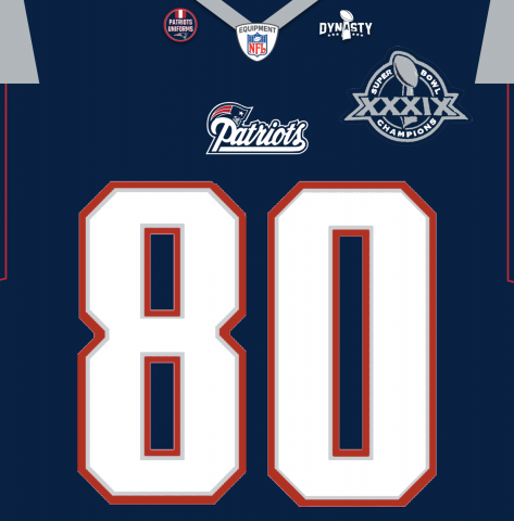 Patriots Week 1, 2005 Home Jersey