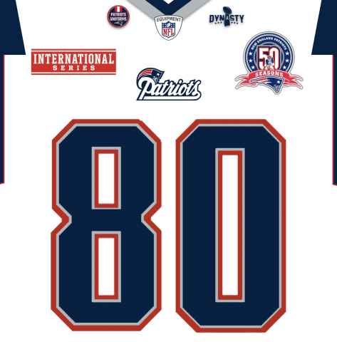 Patriots Week 7, 2009 Away Jersey